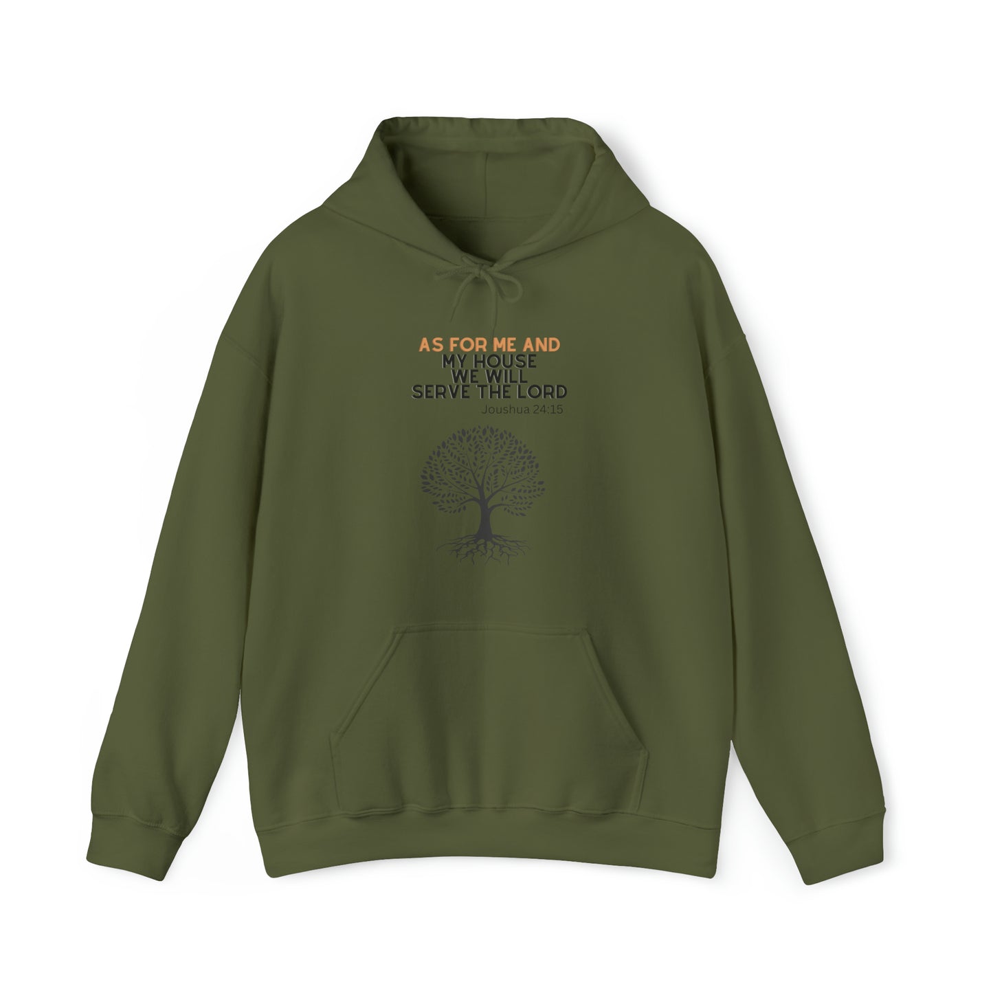 As for me and my family Unisex Heavy Blend™ Hooded Sweatshirt