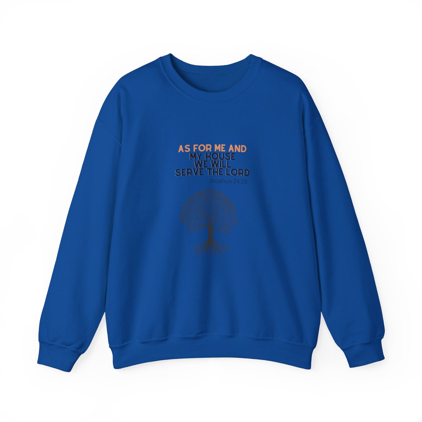 As For Me And My House Unisex Heavy Blend™ Crewneck Sweatshirt