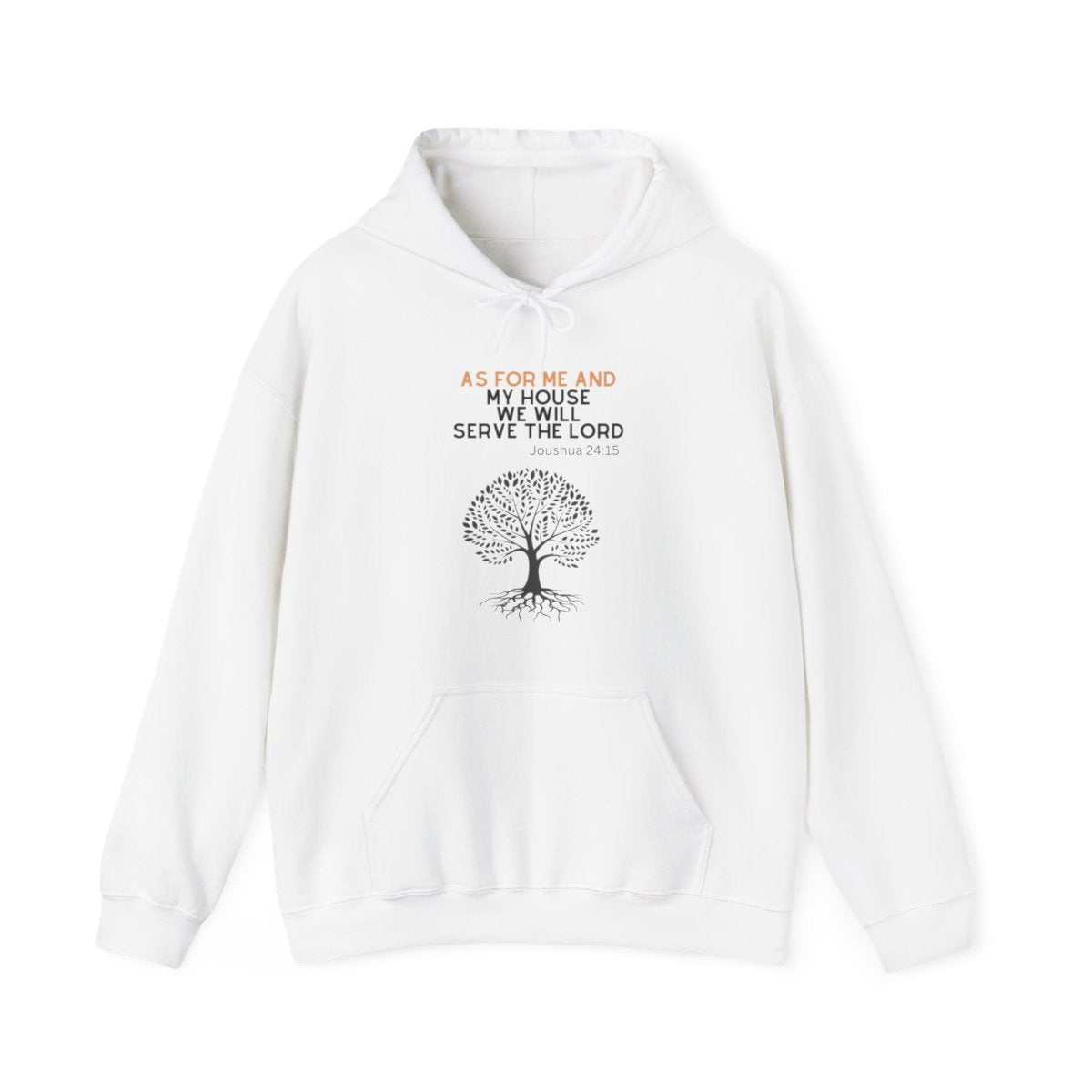 As for me and my family Unisex Heavy Blend™ Hooded Sweatshirt