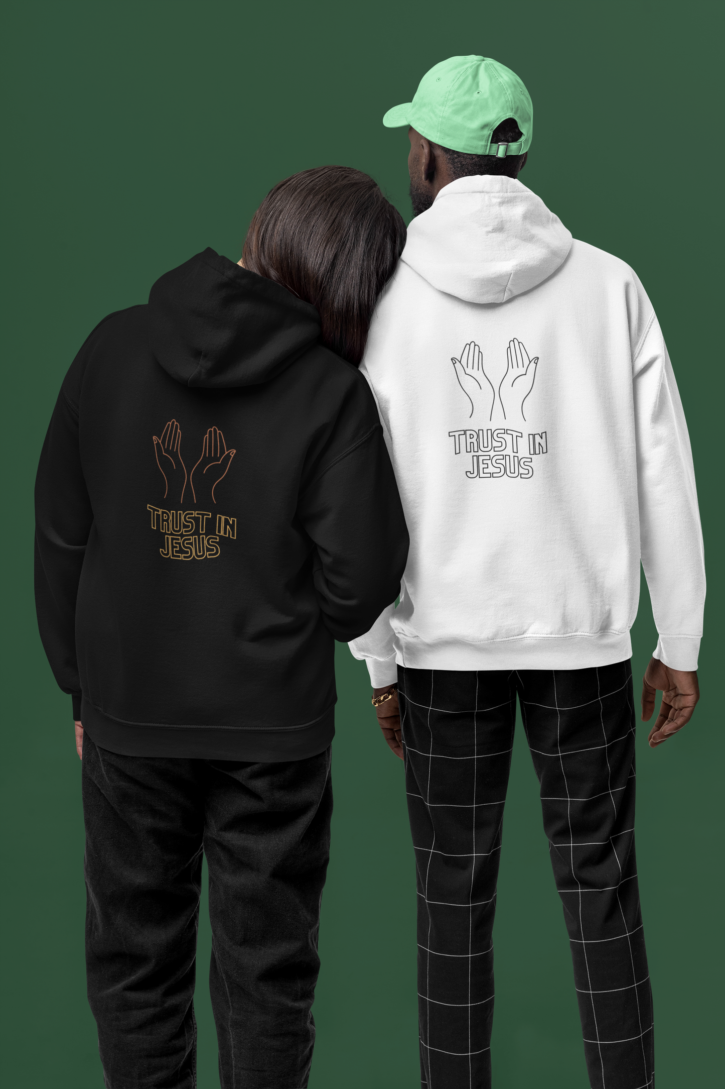 Trust In Him Unisex Heavy Blend™ Hooded Sweatshirt