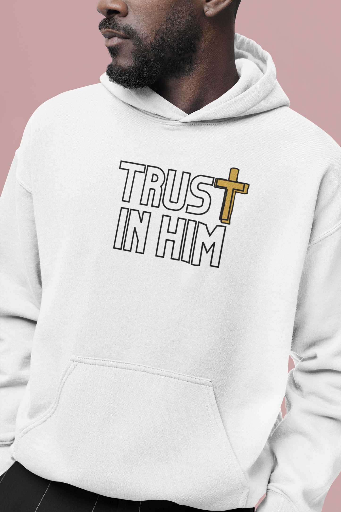 Trust In Him Unisex Heavy Blend™ Hooded Sweatshirt